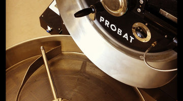 Probat Coffee Roaster at Mighty Missouri Coffee Company in Bismarck, North Dakota