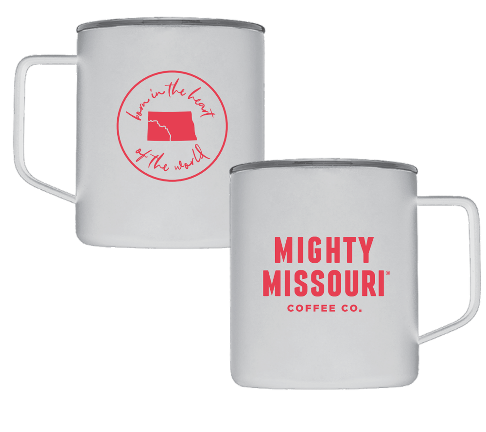 White Mighty Missouri Coffee Insulated Mug 