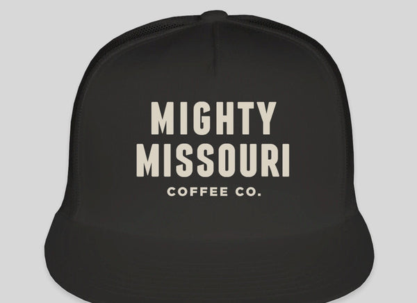 Mighty Missouri Coffee Snapback Trucker Hat Mighty Missouri Coffee Co. Black 
